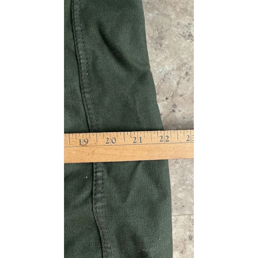 Vintage US Military Duffle Bag Olive Drab Canvas Sea Bag Jensen CH 1970s Vietnam